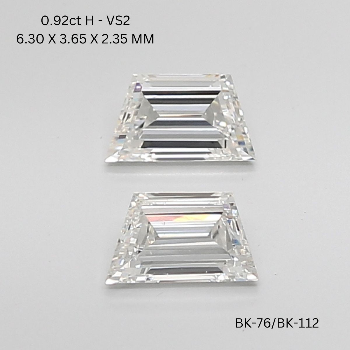 Prírodný diamant trapezoid,...