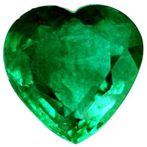 Szmaragd 3,65 ct, zielony, szlif serce