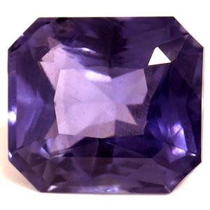Szafir 1,55 ct, purpurowy, szlif szmaragdowy