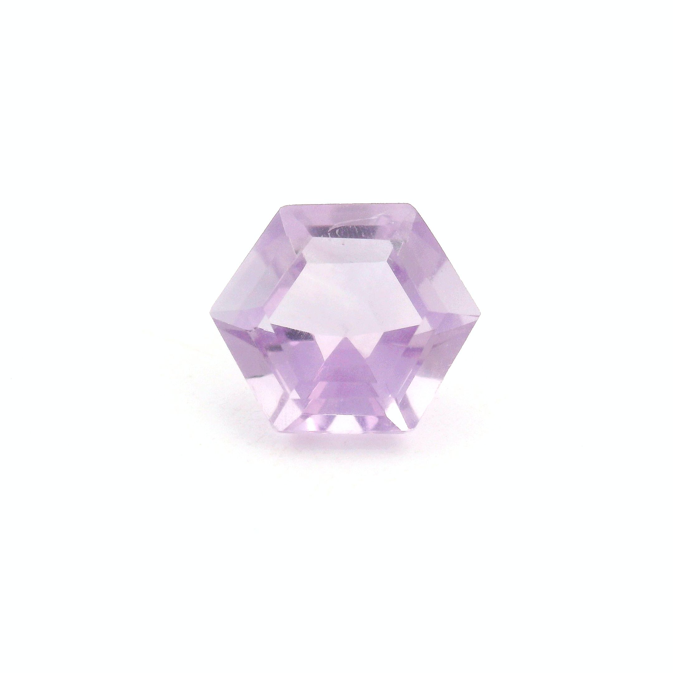 Ametyst 1,83 ct, purpurowy, szlif sześciokątny