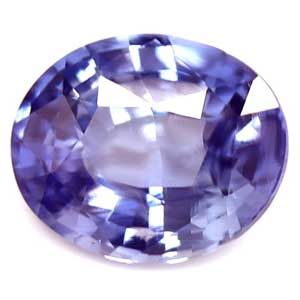 Szafir 1,06 ct, niebieski, szlif owalny