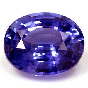 Szafir 4,11 ct, niebieski, szlif owalny