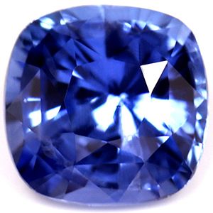 Szafir 1,59 ct, niebieski, szlif cushion