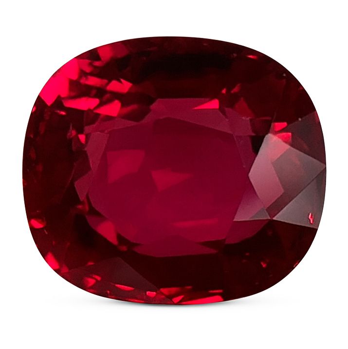 Rubin 3,03 ct, czerwony, szlif cushion