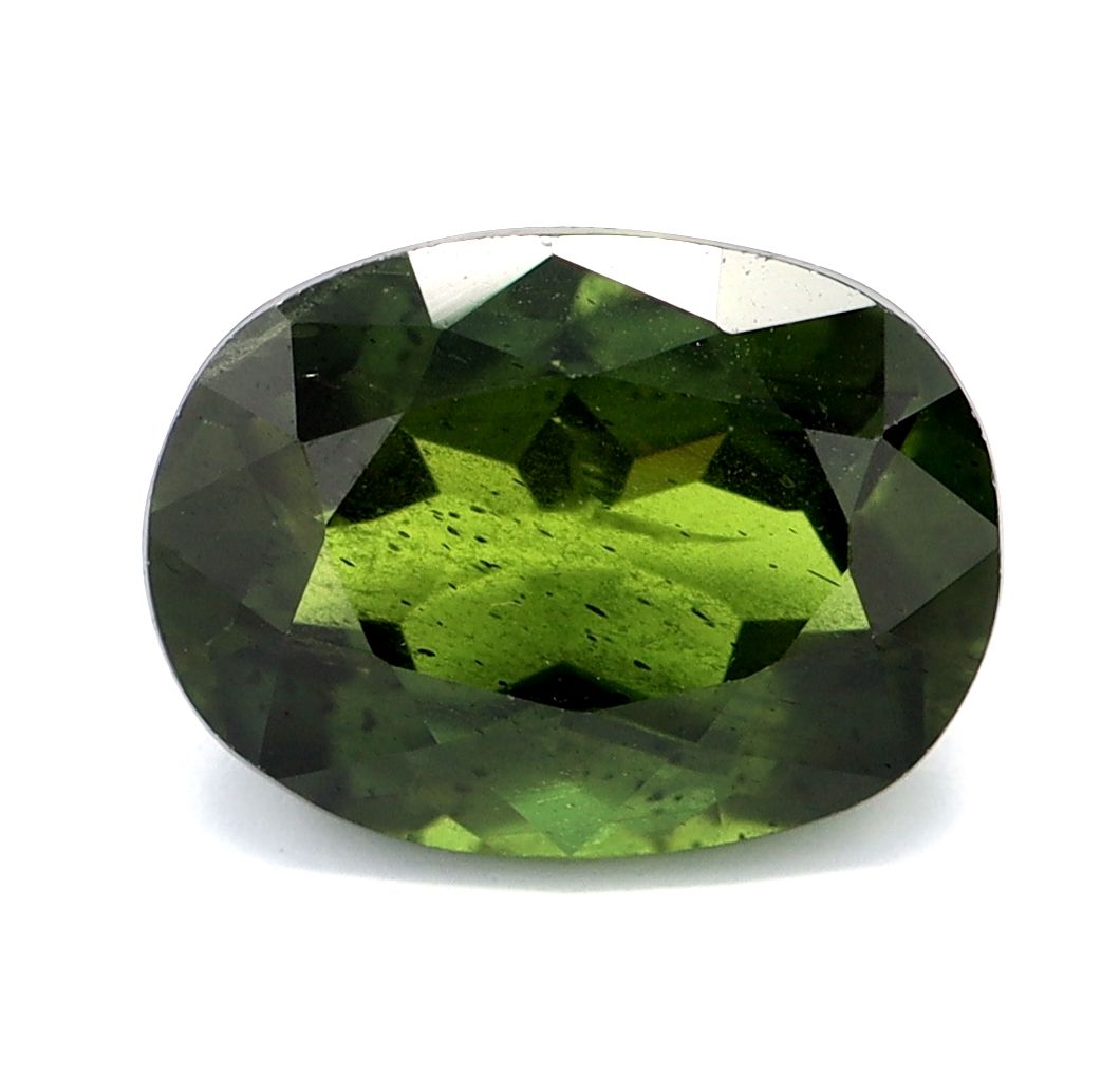 SAPPHIRE FACETED 1.59ct GREEN GREEN SI AUSTRALIA HEATED