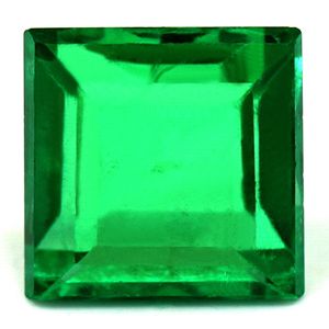 Szmaragd 2,82 ct, zielony, szlif kwadratowy
