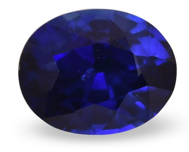 Szafir 1,10 ct, niebieski, szlif owalny