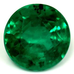 Szmaragd 1,48 ct, zielony, szlif okrągły