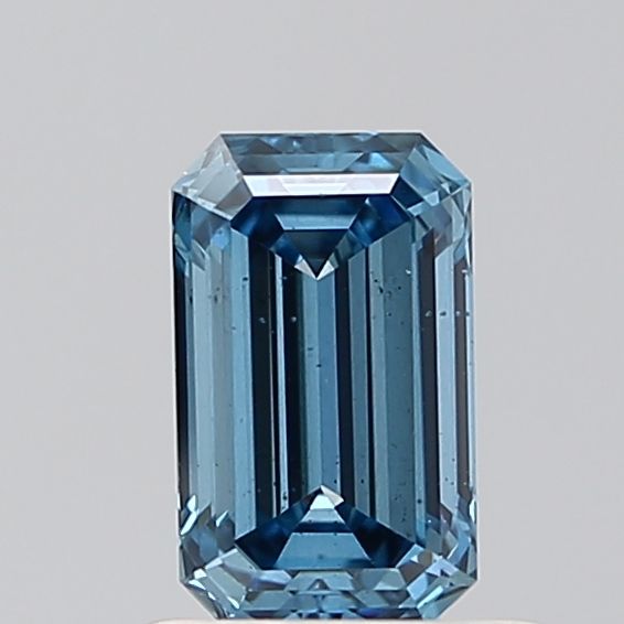 0.71 CT Fancy Vivid Blue EMERALD