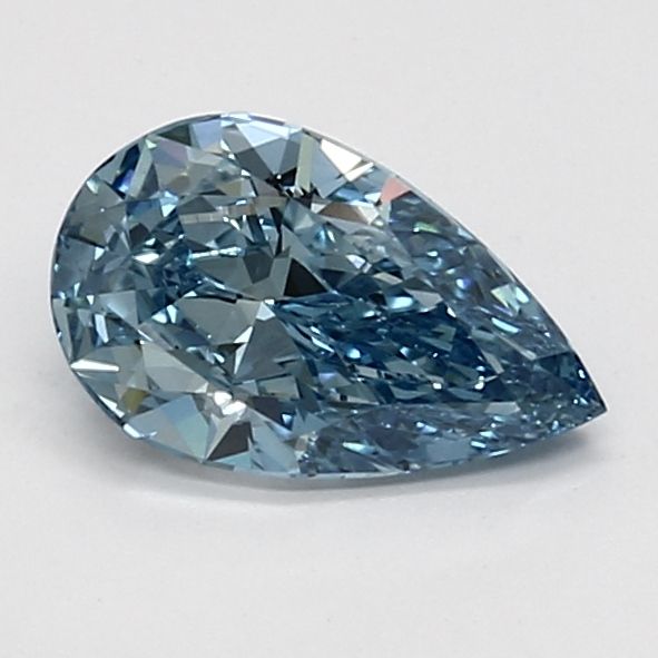 1.01 CT Fancy Vivid Blue PEAR