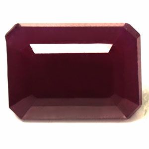 Rubin 7,14 ct, czerwony, szlif szmaragdowy