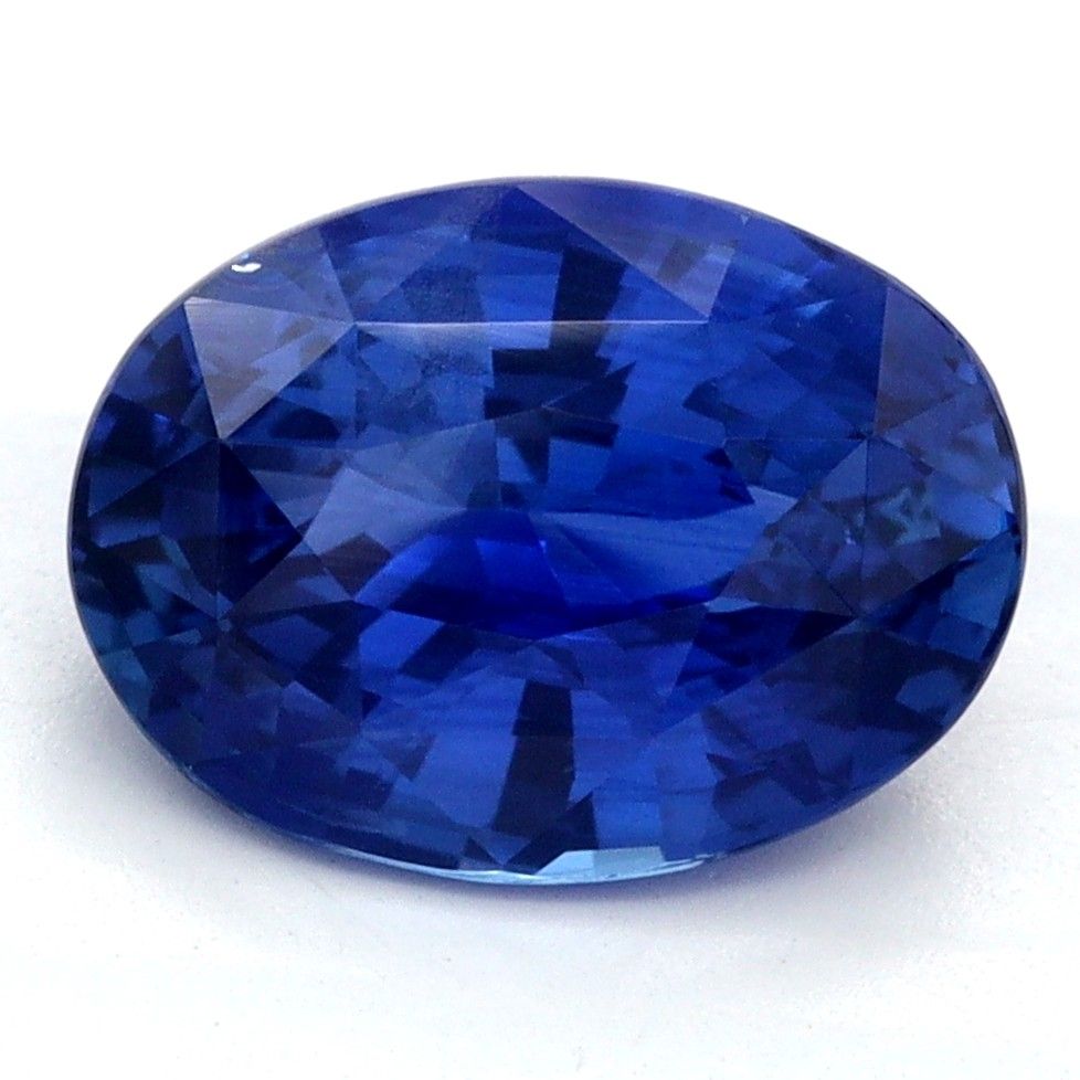 Szafir 2,04 ct, niebieski, szlif owalny