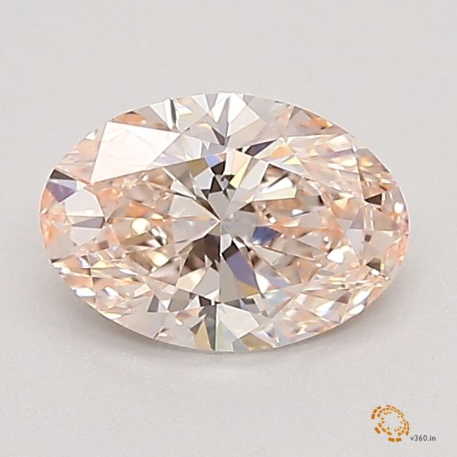 0.53 CT Light Pink OVAL