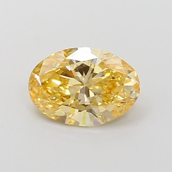1.0 CT Fancy Intense Yellow OVAL