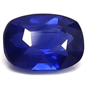 Szafir 1,51 ct, niebieski, szlif cushion