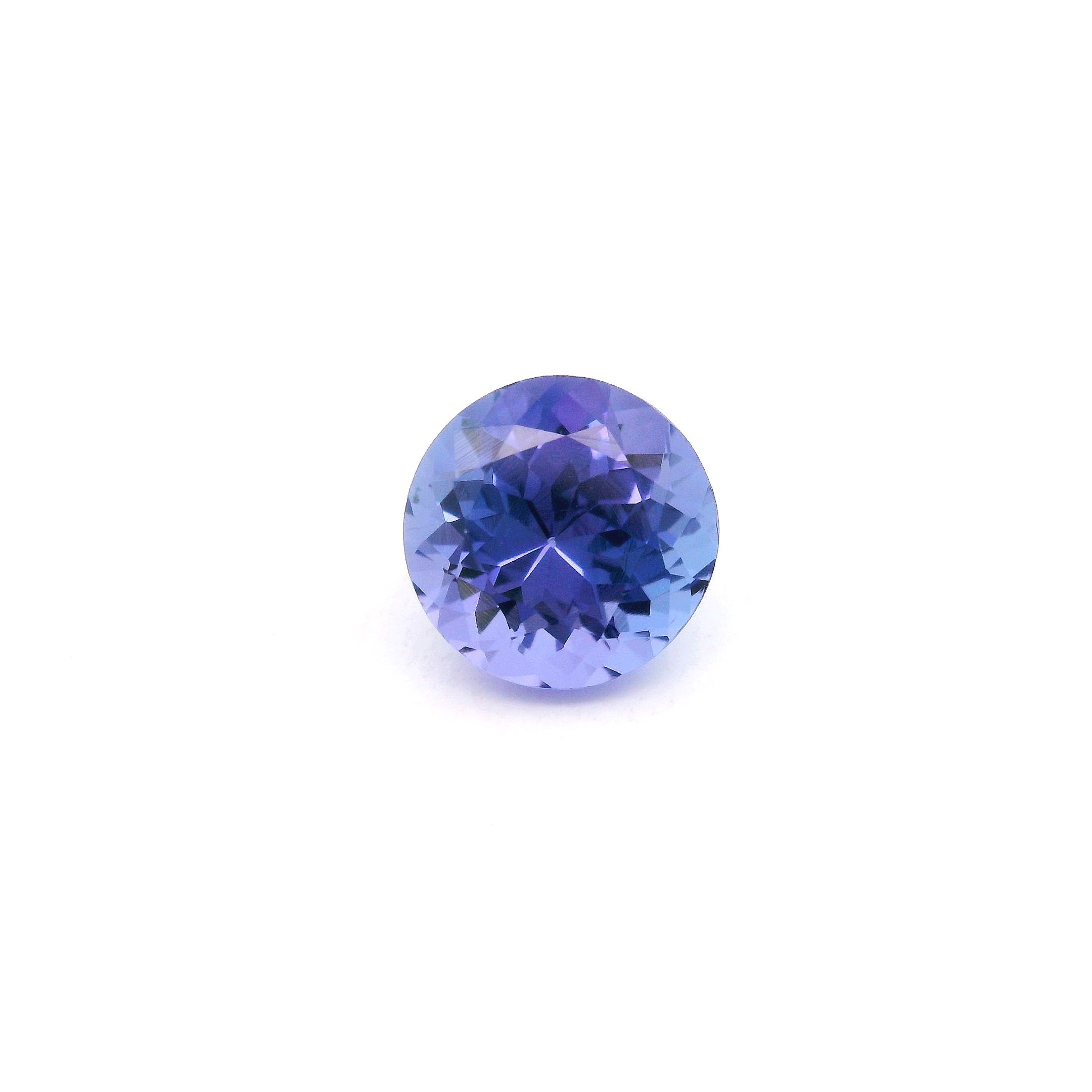 1.77 ct Round tanzanite