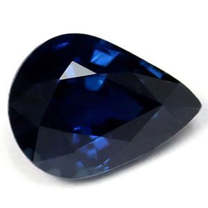 SAPPHIRE FACETED 1.31ct BLUE Deep Blue EC MADAGASCAR NONE