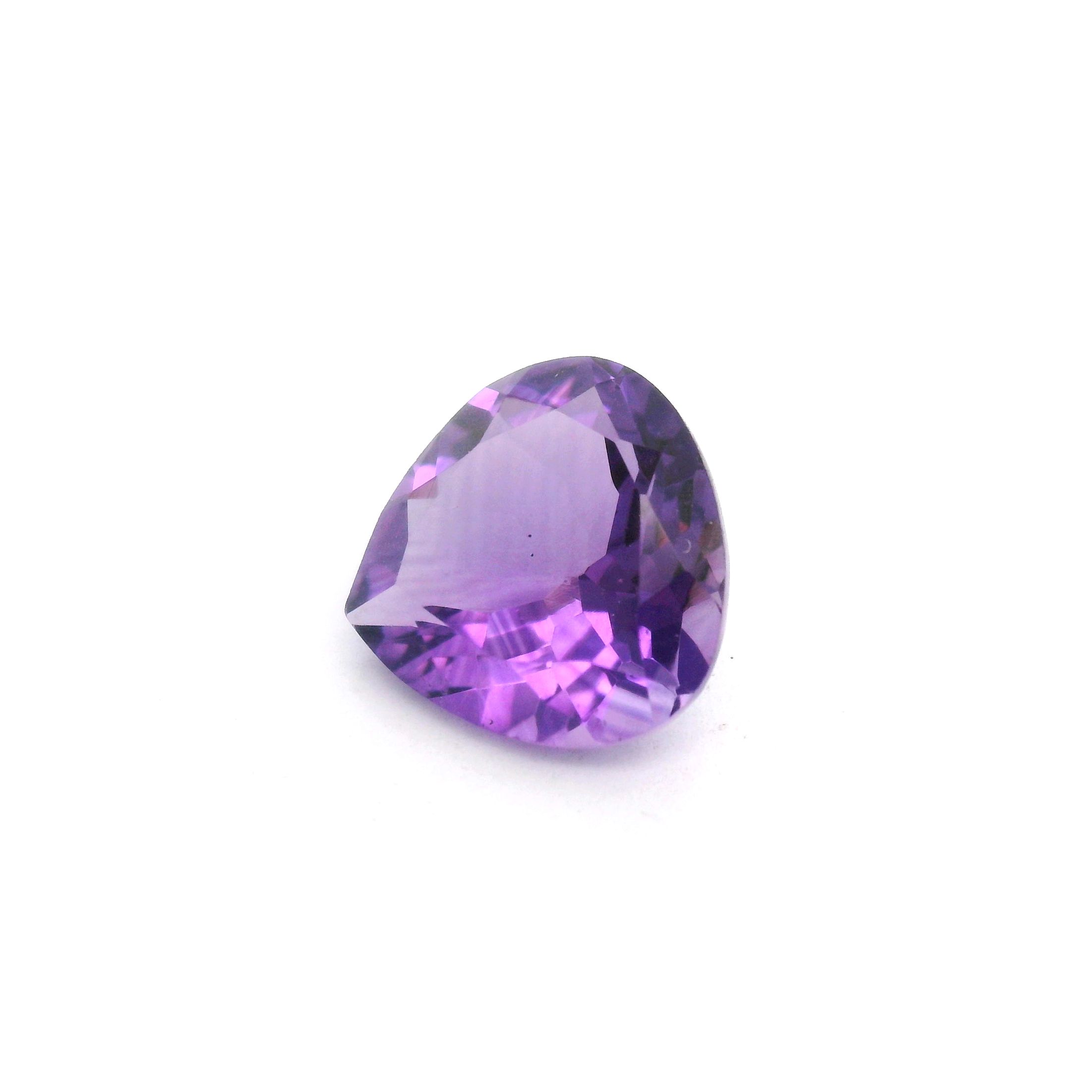 3.56 ct Pear Amethyst
