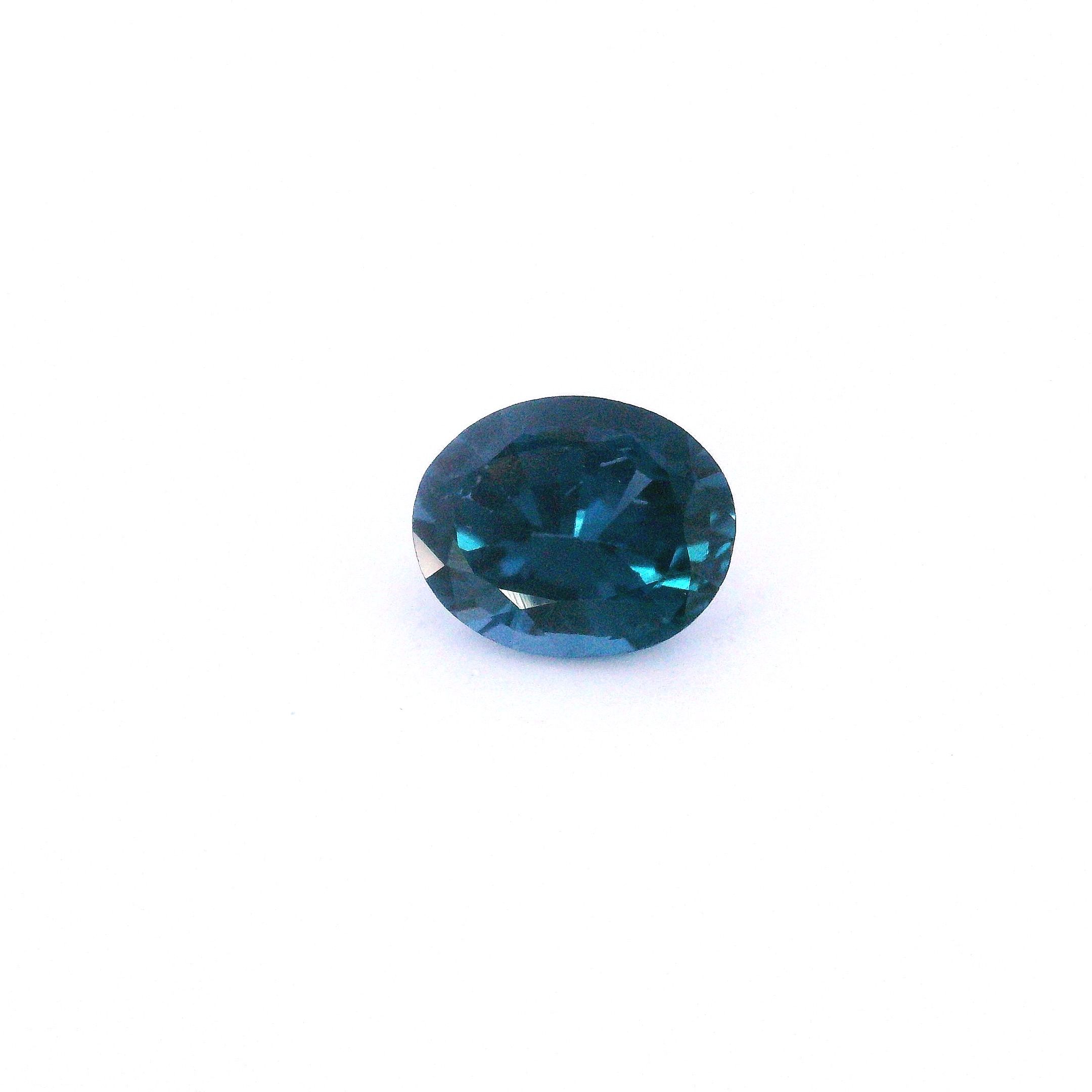 Spinel 1,34 ct, niebieski, szlif owalny