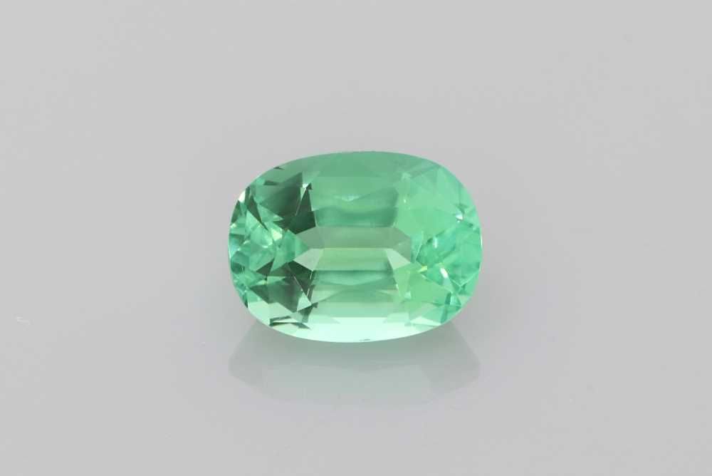 Turmalin 1,46 ct, zielony, szlif owalny