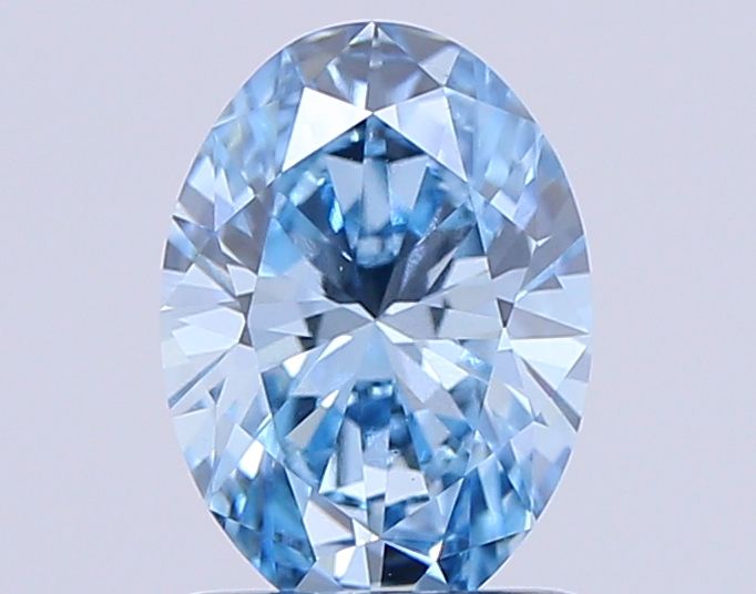1.03 CT Fancy Vivid Blue OVAL
