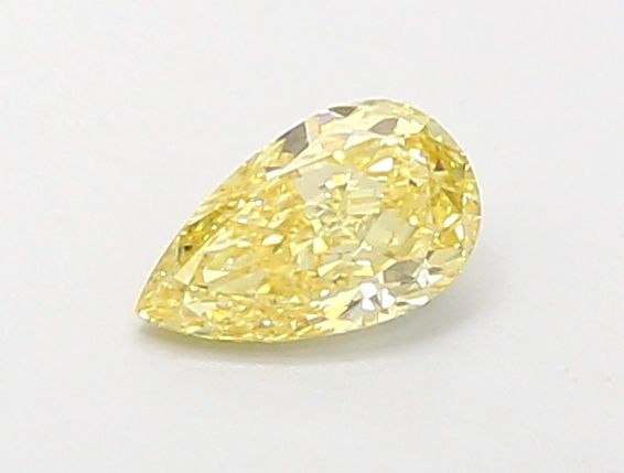 0.34 CT Fancy Yellow PEAR