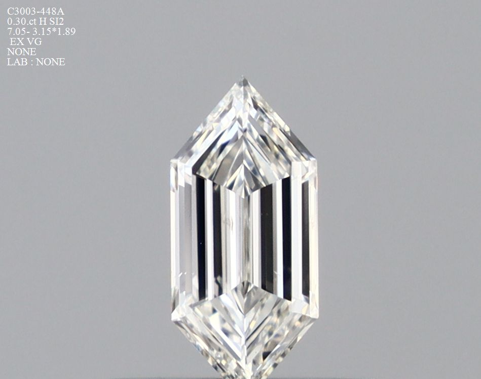 Prírodný diamant hexagonal,...