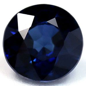 Szafir 1,51 ct, morski, szlif okrągły