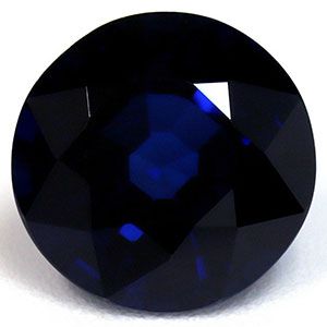 SAPPHIRE FACETED 1.14ct BLUE Deep Blue SI MADAGASCAR HEATED