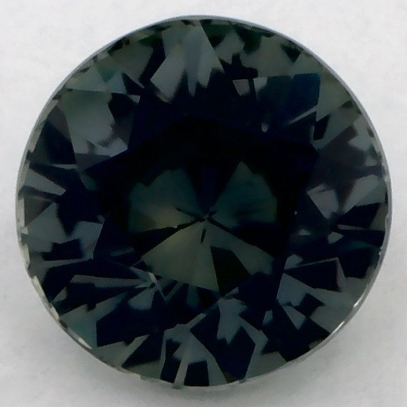Szafir 1,53 ct, zielony, szlif okrągły