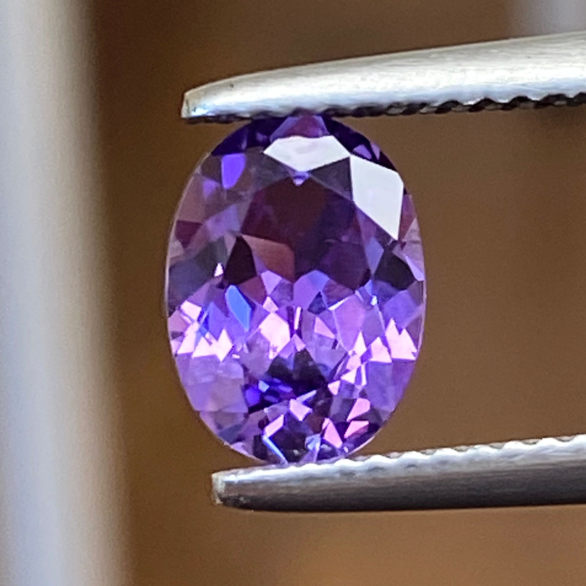 SAPPHIRE FACETED 1.78ct PURPLE PURPLE EC MADAGASCAR NONE