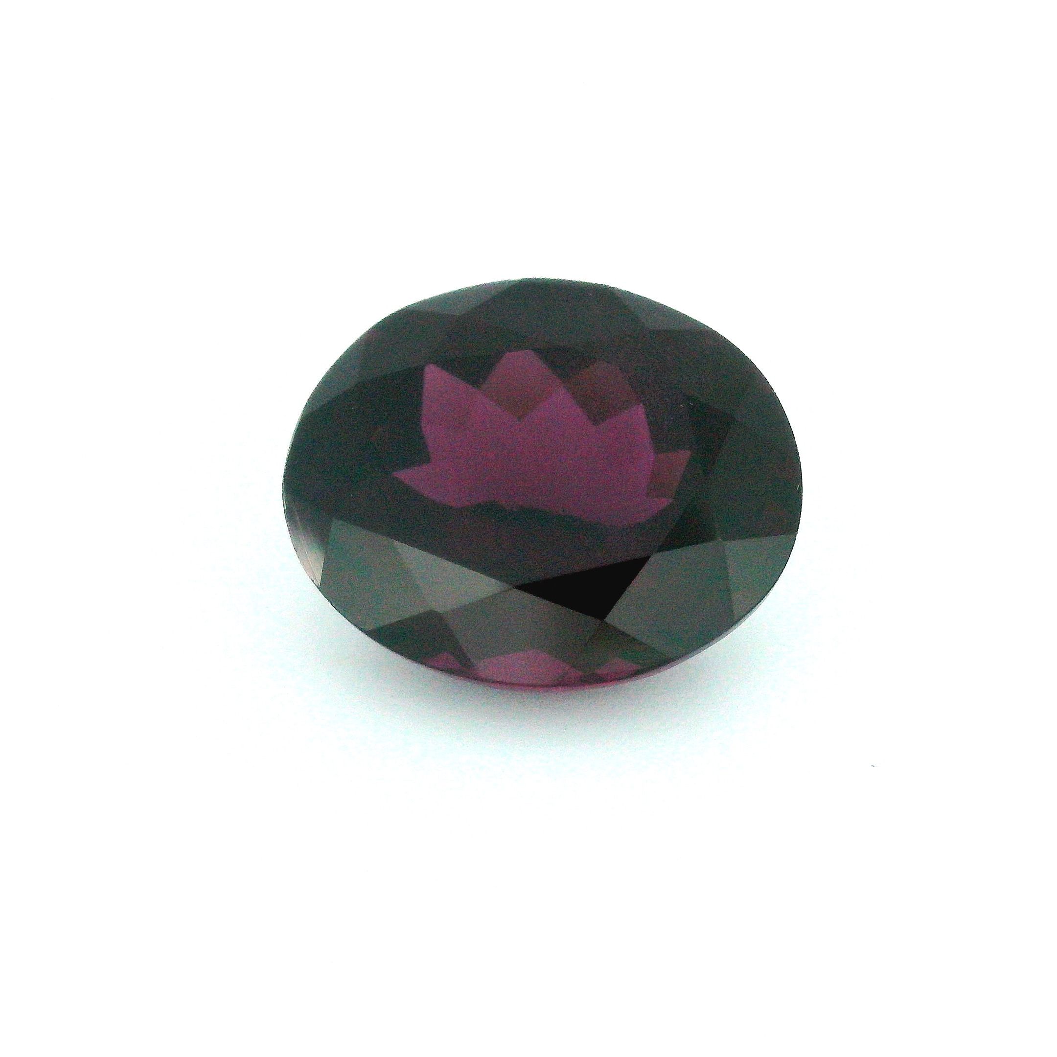Granat 7,12 ct, purpurowy, szlif owalny