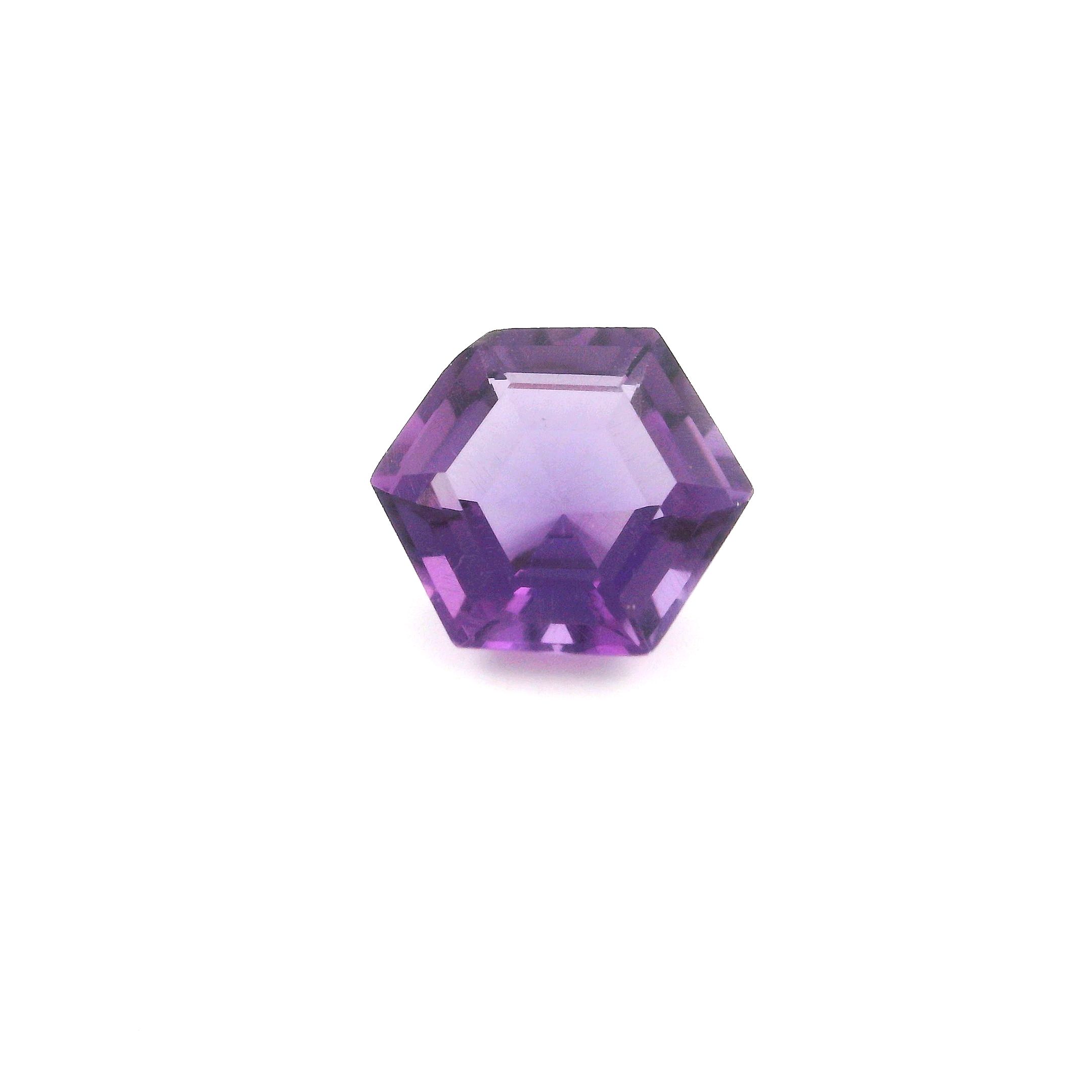 2.19 ct Hexagonal Amethyst