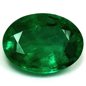 Szmaragd 1,95 ct, zielony, szlif owalny