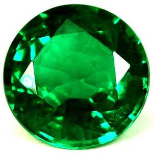 Szmaragd 1,81 ct, zielony, szlif okrągły