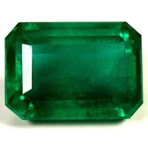 Szmaragd 4,07 ct, zielony, szlif szmaragdowy