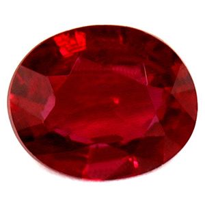 RUBY FACETED 0.45ct RED Pigeon Blood Red SI REST_OF_AFRICA HEATED