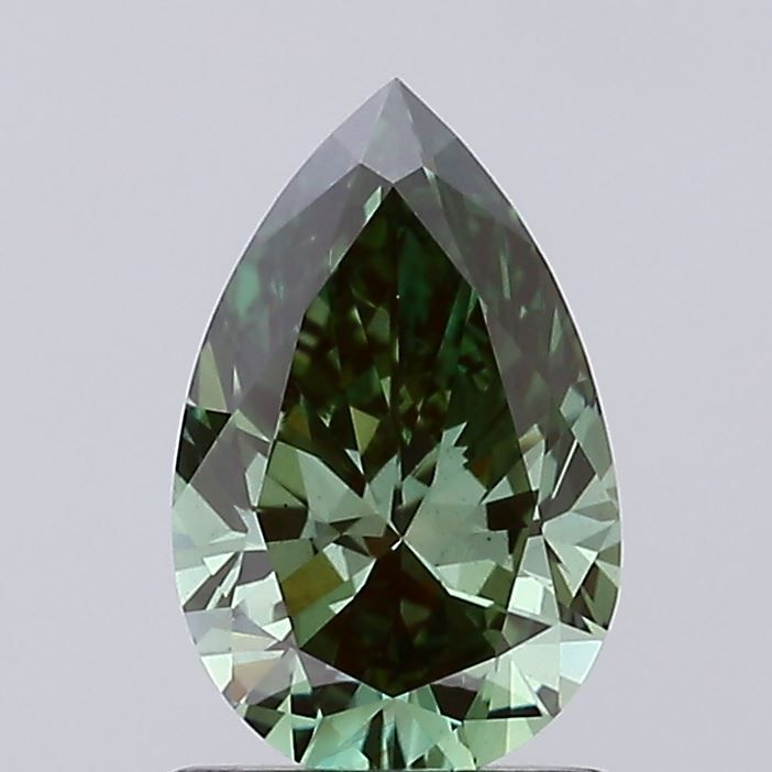 1.0 CT Fancy Deep Green PEAR