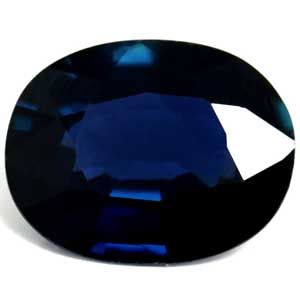 SAPPHIRE FACETED 1.85ct BLUE Intense Blue EC MADAGASCAR NONE