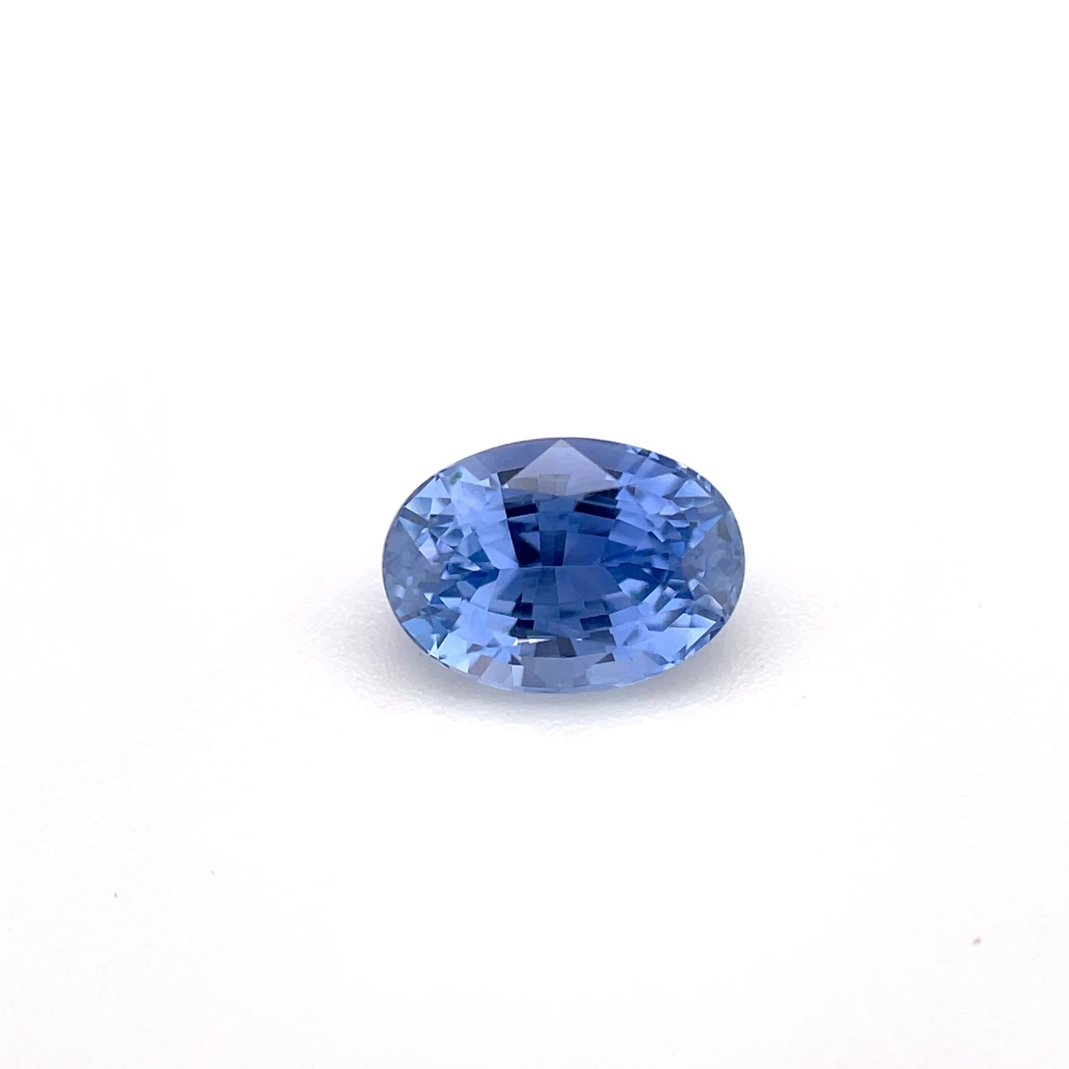 SAPPHIRE FACETED 1.39ct BLUE Blue EC SRILANKA NONE