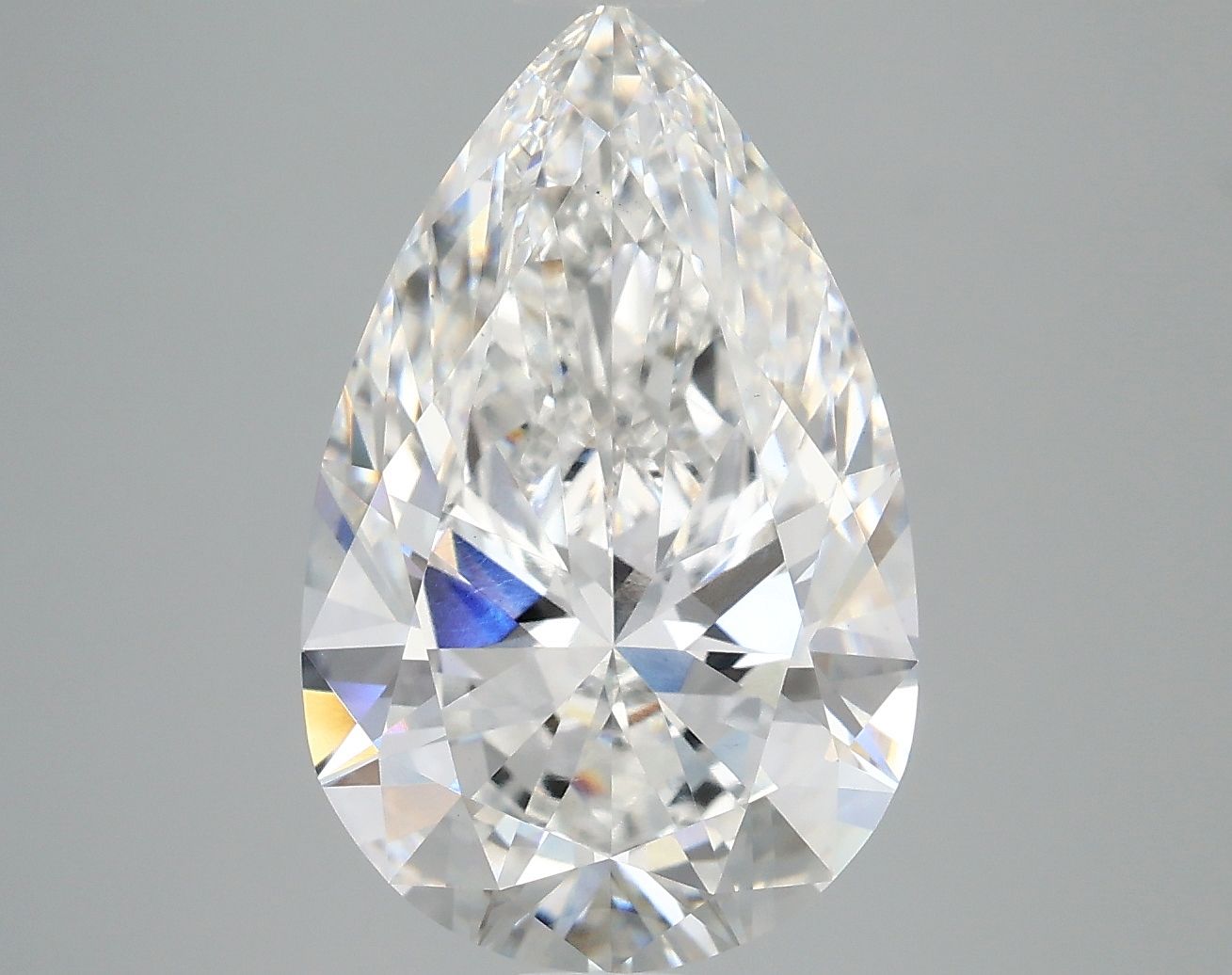 Diamant Poire 5.04 ct - Couleur E - Pureté VS1