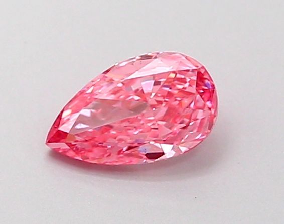 0.34 CT Fancy Vivid Pink PEAR