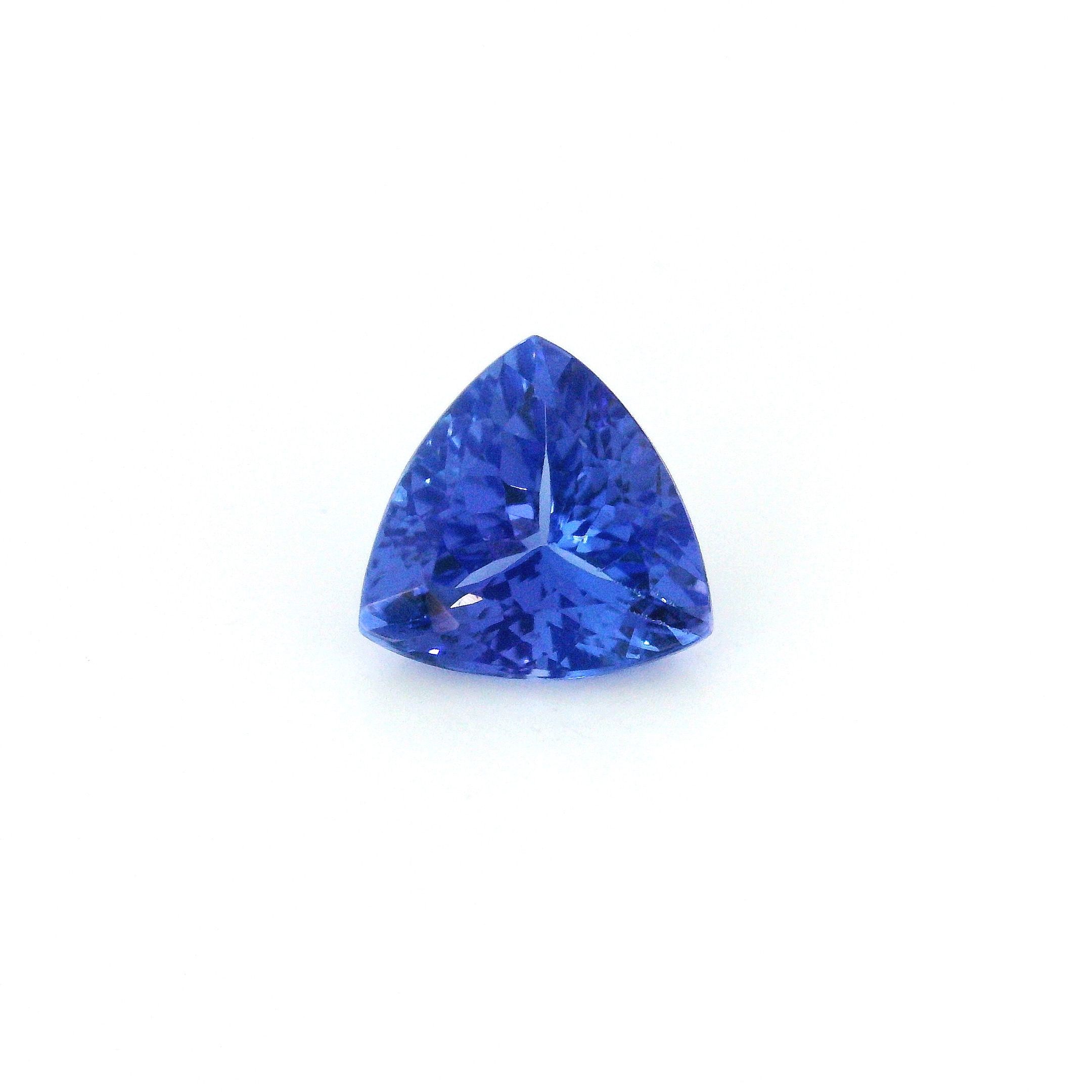Tanzanit 1,75 ct, niebieski, szlif trójkątny