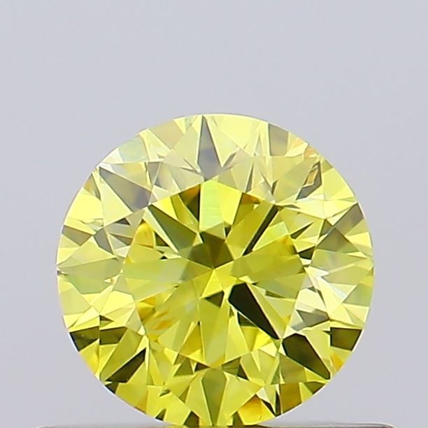 0.55 CT Fancy Intense Yellow ROUND
