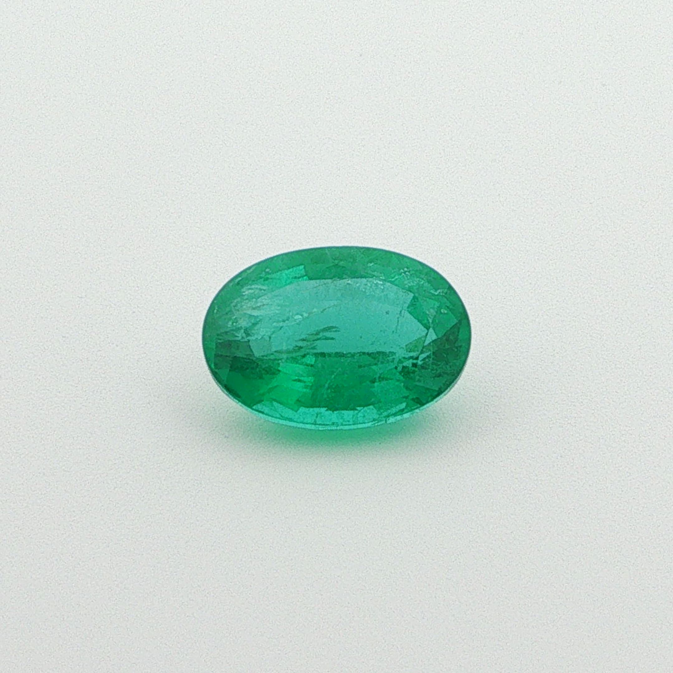 3.19 ct Oval Emerald