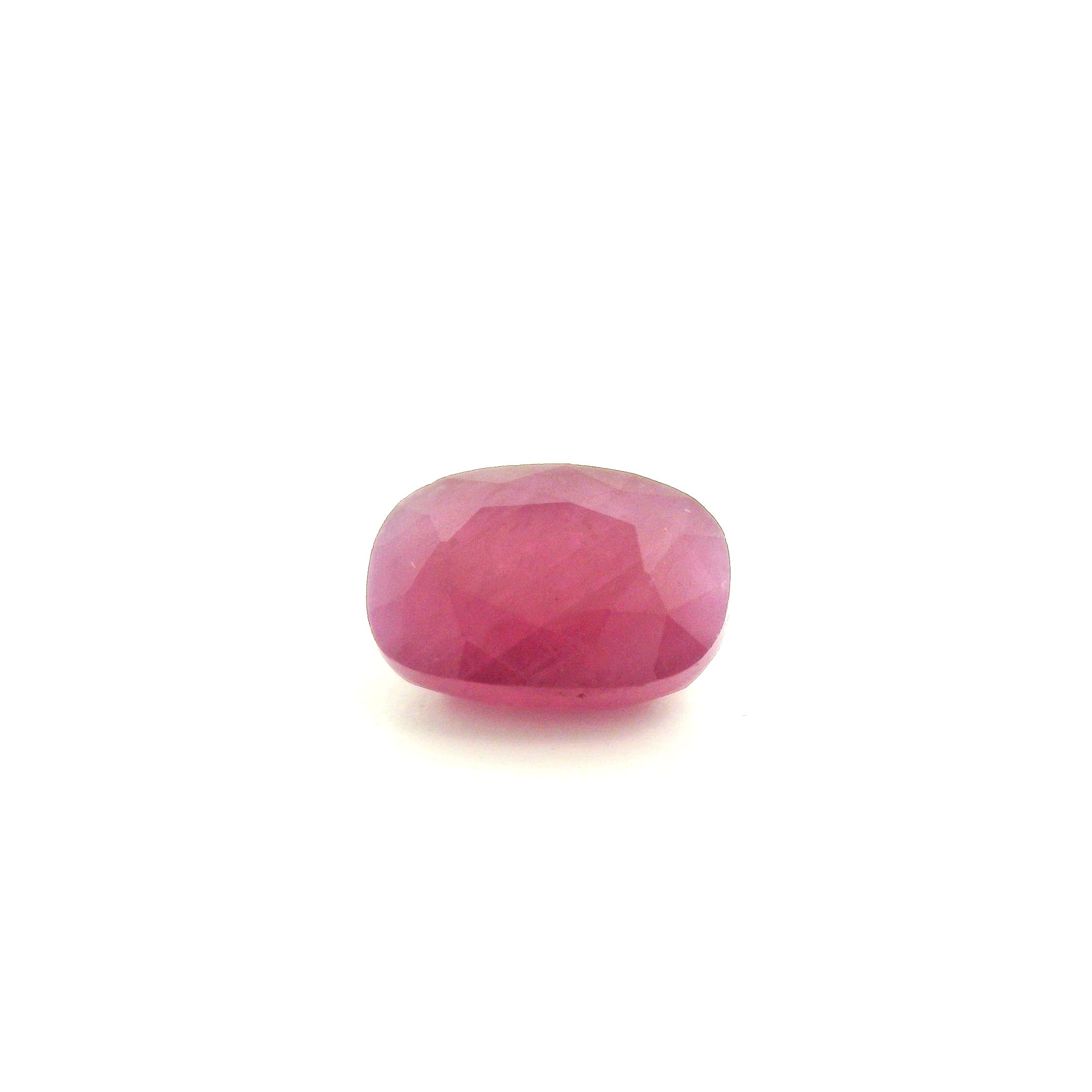 Rubin 2,55 ct, czerwony, szlif cushion
