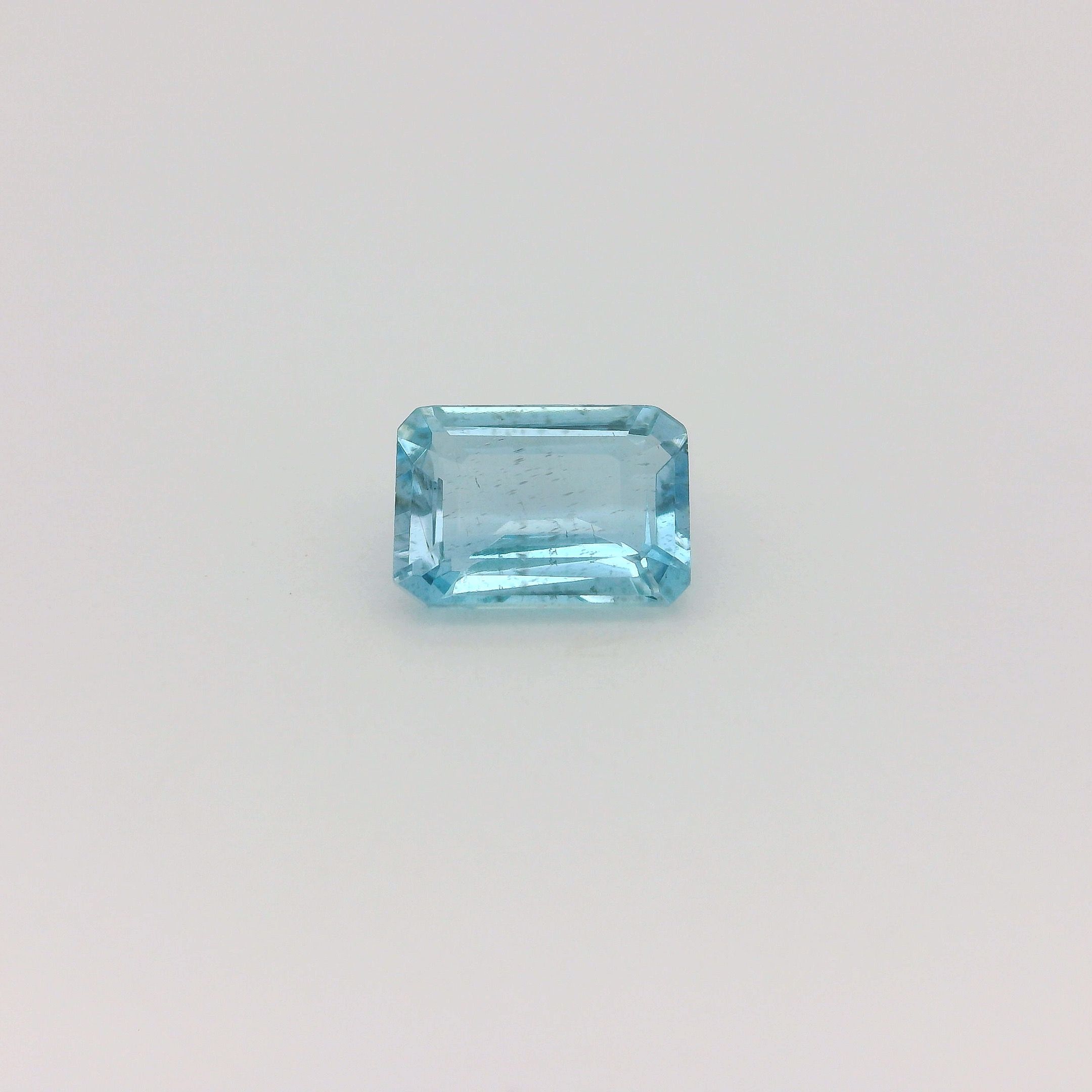 0.81 ct Octagonal aquamarine