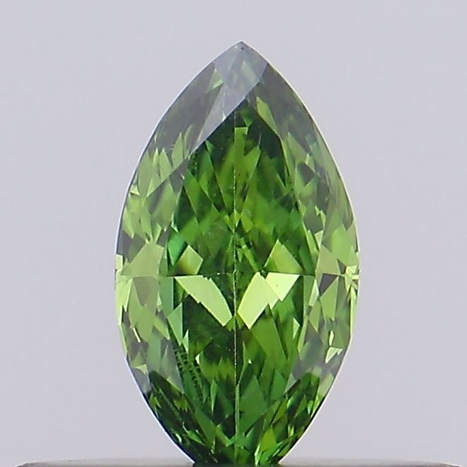 0.2 CT Fancy Vivid Green MARQUISE