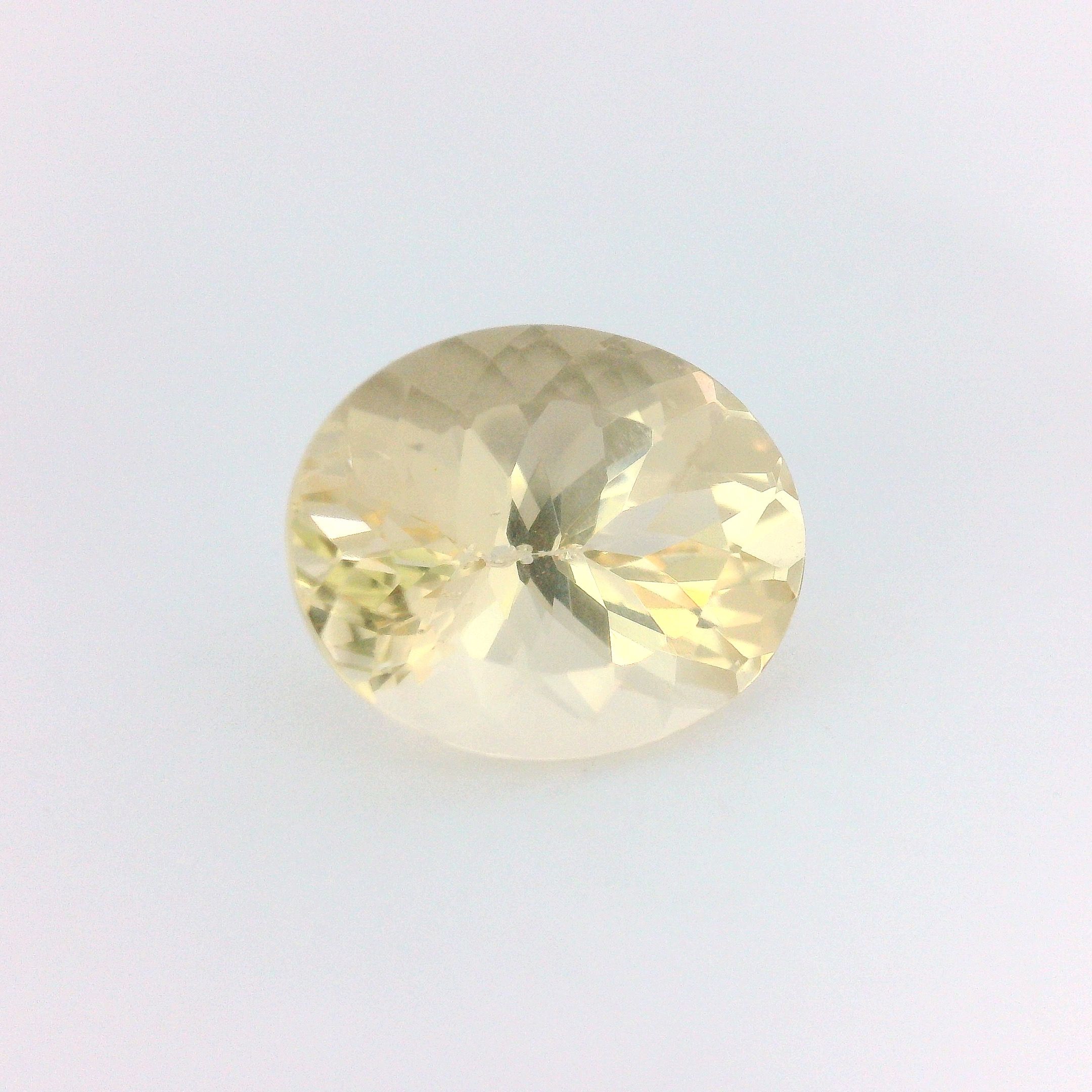Heliodor 4,67 ct, brązowy, szlif owalny