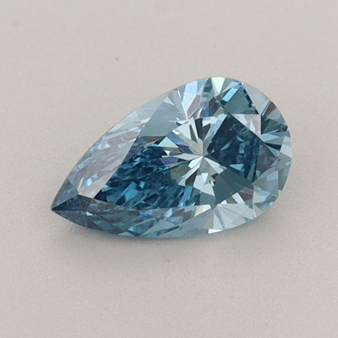 0.6 CT Fancy Vivid Blue PEAR